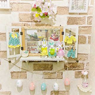 イースターバニー イースター雑貨のインテリア実例 Roomclip ルームクリップ