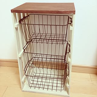 棚/ハンドメイド/セリア/DIY/すのこリメイクのインテリア実例 - 2014-02-19 23:44:20