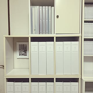 棚/書類収納棚DIY/書類収納/無印良品 ファイルボックス/スイッチカバーDIY/スイッチカバー...などのインテリア実例 - 2017-06-22 21:29:46