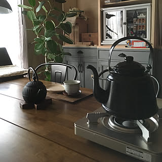 DIY途中/観葉植物/Hisayoさんの作品 木のきく鍋敷き/OIGEN急須/落ち着く場所...などのインテリア実例 - 2018-12-11 11:12:19