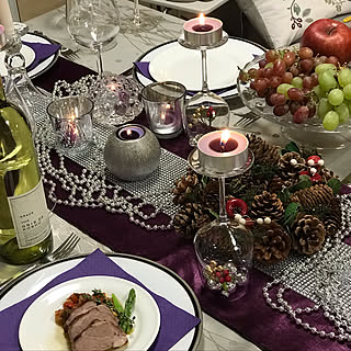 リビング/Xmasディナー/北欧/ホームパーティー/お洒落な空間...などのインテリア実例 - 2018-12-22 15:57:42