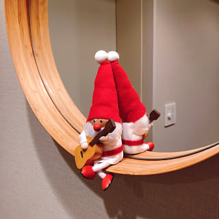 クリスマスインテリア/クリスマスディスプレイ/北欧雑貨/zeroミラー/玄関周り...などのインテリア実例 - 2019-11-02 18:13:55