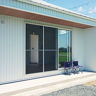 平屋暮らし ガルバリウムの家のインテリア実例 Roomclip ルームクリップ