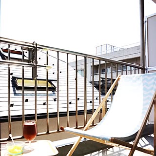 リビング/バルコニスト/バルコニー/ベランダ/ベランダカフェ...などのインテリア実例 - 2017-05-06 13:10:48