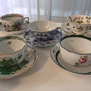 リビング/ウェッジウッド /ロイヤルコペンハーゲン/ヘレンド/ティーカップ...などのインテリア実例 - 2017-06-17 23:35:33