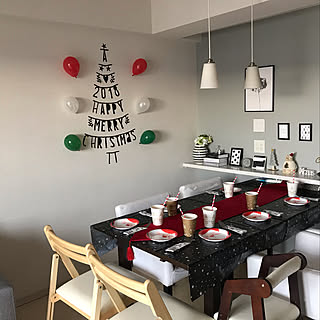 セリア クリスマスパーティーの商品を使ったおしゃれなインテリア実例 Roomclip ルームクリップ