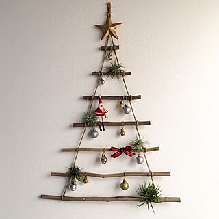 壁/天井/クリスマスツリー/ツリー/チランジア/エアプランツ...などのインテリア実例 - 2016-12-21 09:34:37