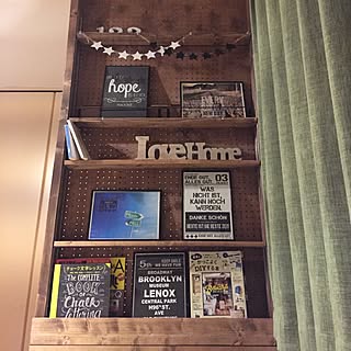 壁/天井/パーテーション/有孔ボード/ディアウォール DIY/DIY/男前...などのインテリア実例 - 2017-01-08 01:10:20