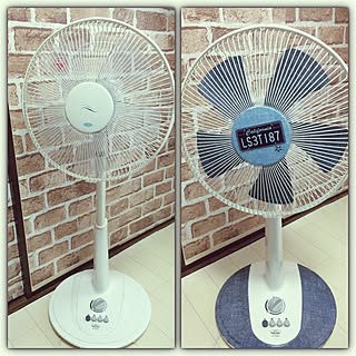 リメイクシート 扇風機リメイクのインテリア実例 Roomclip ルームクリップ
