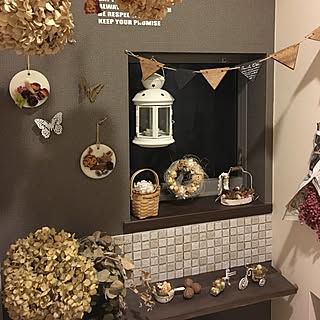 バス/トイレ/トイレ/DIY-tile/タイルシート/あじさいドライ...などのインテリア実例 - 2016-03-13 15:15:40