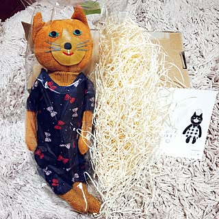 うちの子/キッチンくろねこさん/キッチンくろねこ/先ほど到着/箱から出したままの状態のインテリア実例 - 2015-02-25 21:52:37