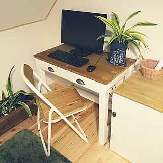 机/男前もナチュラルも好き♥/DIY/グリーン化/パソコンディスクDIY...などのインテリア実例 - 2014-12-19 16:28:37