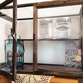 ダイソー フォトフレームでガラスケース風のインテリア実例 Roomclip ルームクリップ