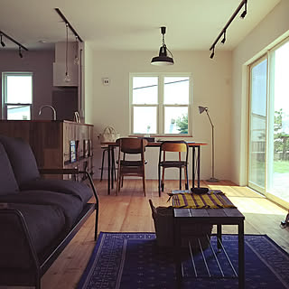 リビング/ブルックリンスタイル/ダイニング/漆喰/カフェテーブル...などのインテリア実例 - 2017-08-03 21:13:45