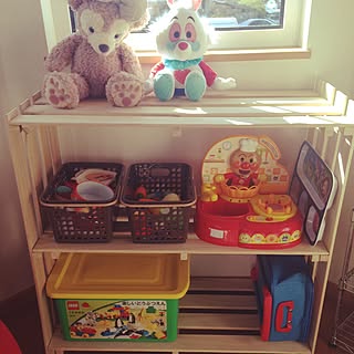 棚/おもちゃ棚/すのこ棚/DIYのインテリア実例 - 2015-03-26 08:52:49