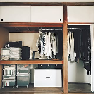 一人暮らし 押入れ収納のアイデア おしゃれなインテリア実例 Roomclip ルームクリップ
