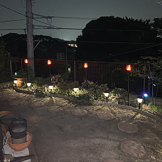 リアル炎/防犯灯/防犯対策/防犯/夜でも明るい...などのインテリア実例 - 2019-07-22 08:17:23