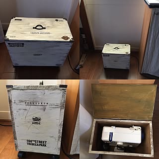 壁/天井/sewing machine BOX/ホームセンターの集成材/2017/3/22/壁天井ではありません...などのインテリア実例 - 2017-03-22 13:18:16