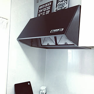 キッチン/モノトーン化/モノトーンキッチン/モノトーン大好き♡/モノトーン...などのインテリア実例 - 2018-11-09 06:14:23