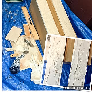 工程/レンガ造形/タカラ塗料 パテ/パテ造形/DIY...などのインテリア実例 - 2017-07-12 11:17:40
