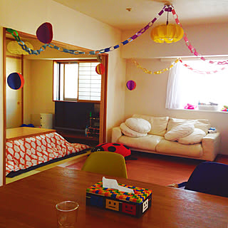 部屋全体/Happy Birthday/誕生日飾り付け/和室/パンプキンシェード...などのインテリア実例 - 2018-11-07 21:15:35