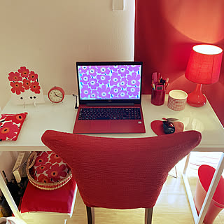 赤/北欧/marimekko/ウニッコ/ZARA HOME...などのインテリア実例 - 2020-01-21 11:21:10