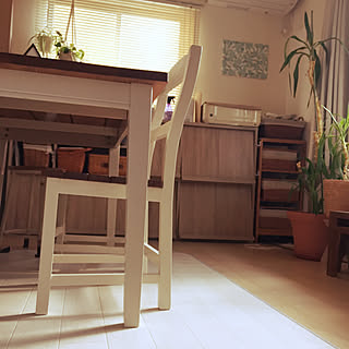 ファブリックパネル手作り/ダイニングテーブル＆チェア/ナチュラルインテリア/ナチュラルが好き/ナチュラル...などのインテリア実例 - 2020-01-20 10:18:20