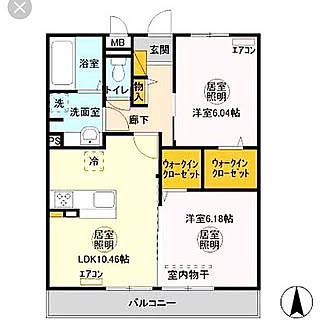 間取り図 賃貸マンションのインテリア レイアウト実例 Roomclip ルームクリップ