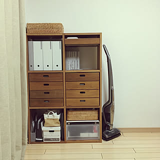 棚/賃貸暮らし/ファイルボックス収納/ファイルボックス/無印良品...などのインテリア実例 - 2020-01-20 22:57:24