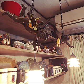 天使/ペンダントライト/いいねと、フォローの押し逃げすみません！/いいね、フォロー本当に感謝です♡/棚のインテリア実例 - 2020-02-24 17:00:43