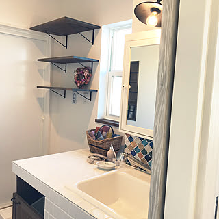 バス/トイレ/イー・プランニングの家/栃木の注文住宅/フレンチシャビー/シャビーシック...などのインテリア実例 - 2018-11-25 18:16:28