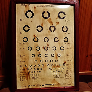 視力検査ポスターのインテリア実例 Roomclip ルームクリップ