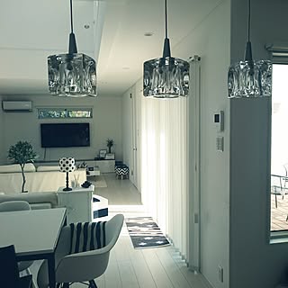 部屋全体/白黒/モノトーン/白黒好き/モノトーンインテリア...などのインテリア実例 - 2016-01-26 12:42:31