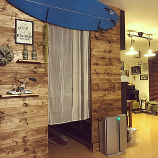 ディアウォール キッチン目隠しのインテリア実例 Roomclip ルームクリップ