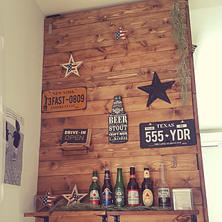 壁/天井/beerbottle/輸入beer/BeerLifeのインテリア実例 - 2018-03-03 22:28:09