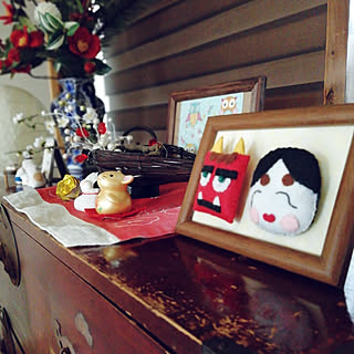 玄関/入り口/節分/自分スタイル/自然体でナチュラル/優しい雰囲気にしたい♪...などのインテリア実例 - 2020-01-24 14:23:02