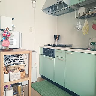 キッチン/無印良品/ナチュラル/無印 クリップ/一人暮らし...などのインテリア実例 - 2017-07-21 15:13:49