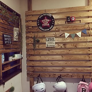 2×4材/1×4材/BRIWAX ジャコビアン/ディアウォール/セリア...などのインテリア実例 - 2017-05-08 23:39:45