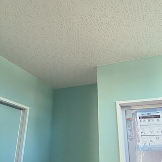 壁紙 ティファニーブルーの壁紙のインテリア実例 Roomclip ルームクリップ