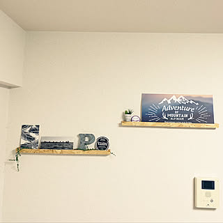 ウッドチップウォールラックのインテリア実例 Roomclip ルームクリップ