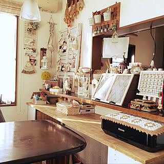 部屋全体/万年カレンダー/あたしのハンドメイド♬*.+゜/ハンドメイド/kotonaちゃんの編み編み❤...などのインテリア実例 - 2018-01-16 15:55:44
