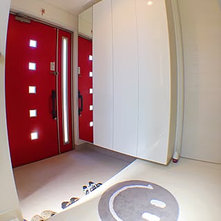 白い床 玄関マットのインテリア実例 ｜ RoomClip（ルームクリップ）