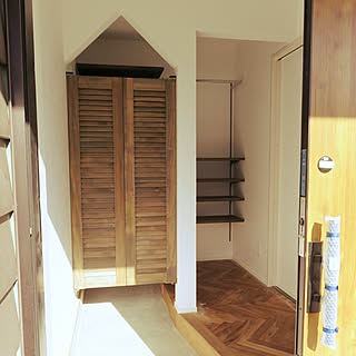 シューズクローク ルーバー扉のインテリア実例 Roomclip ルームクリップ シューズクローク ルーバー扉のインテリア実例 Roomclip ルームクリップ