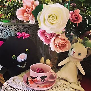 薔薇 ダイソー造花のインテリア実例 Roomclip ルームクリップ