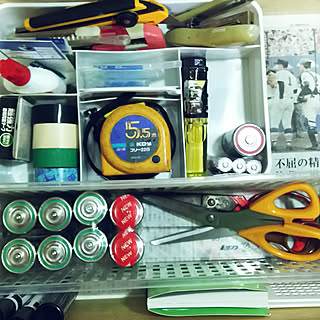 部屋全体/ダイソープラスチックケース/100均/DIY初心者/あとでゆっくりお邪魔します♡...などのインテリア実例 - 2017-07-28 15:00:50