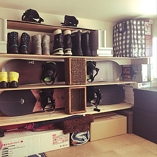 スノーボード収納のインテリア実例 Roomclip ルームクリップ