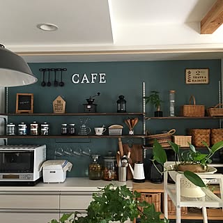 キッチン収納/すみだCOFFEE/梅シロップ仕込み中/HARIO ドリッパー/カフェ風...などのインテリア実例 - 2016-06-14 11:51:55