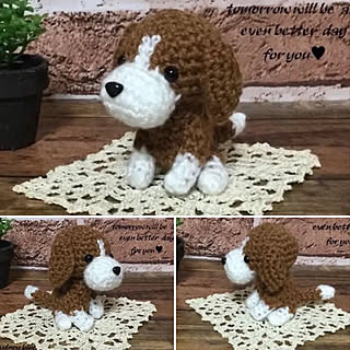 鍵編み 編みぐるみのインテリア実例 Roomclip ルームクリップ