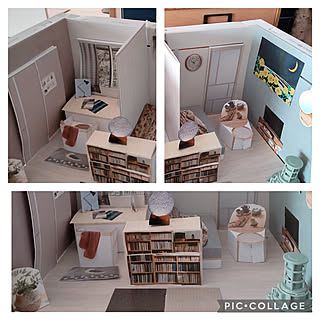 ペーパークラフト ドールハウスのおしゃれなアレンジ 飾り方のインテリア実例 Roomclip ルームクリップ ペーパークラフト ドールハウスのおしゃれなアレンジ 飾り方のインテリア実例 Roomclip ルームクリップ