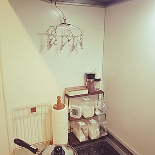 キッチン/BRIWAX/調味料棚/調味料/自作ラベル...などのインテリア実例 - 2015-09-02 13:36:55